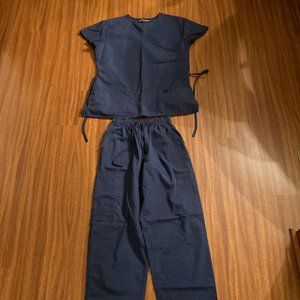 Greentown XS Navy Scrub Set